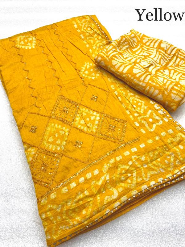 Vinayak batik print designer saree wholesale market in surat